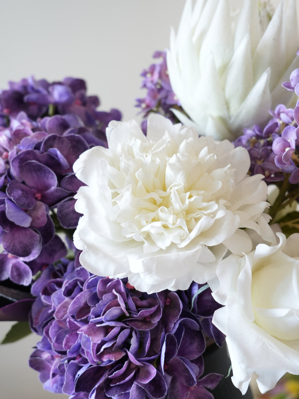 THE BLANC - Soft White & Purple