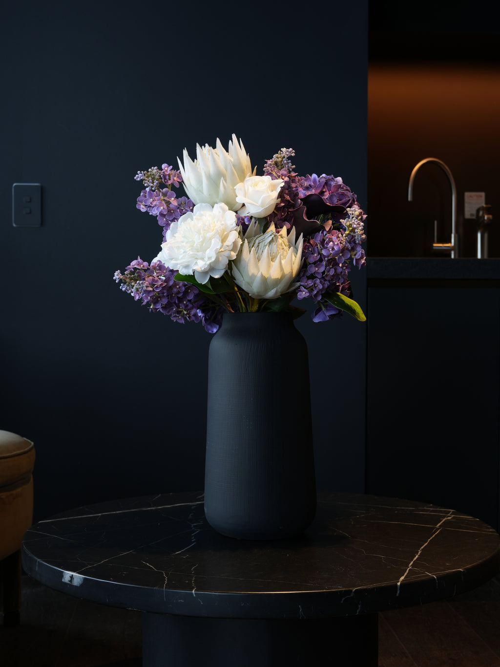 THE BLANC - Soft White & Purple