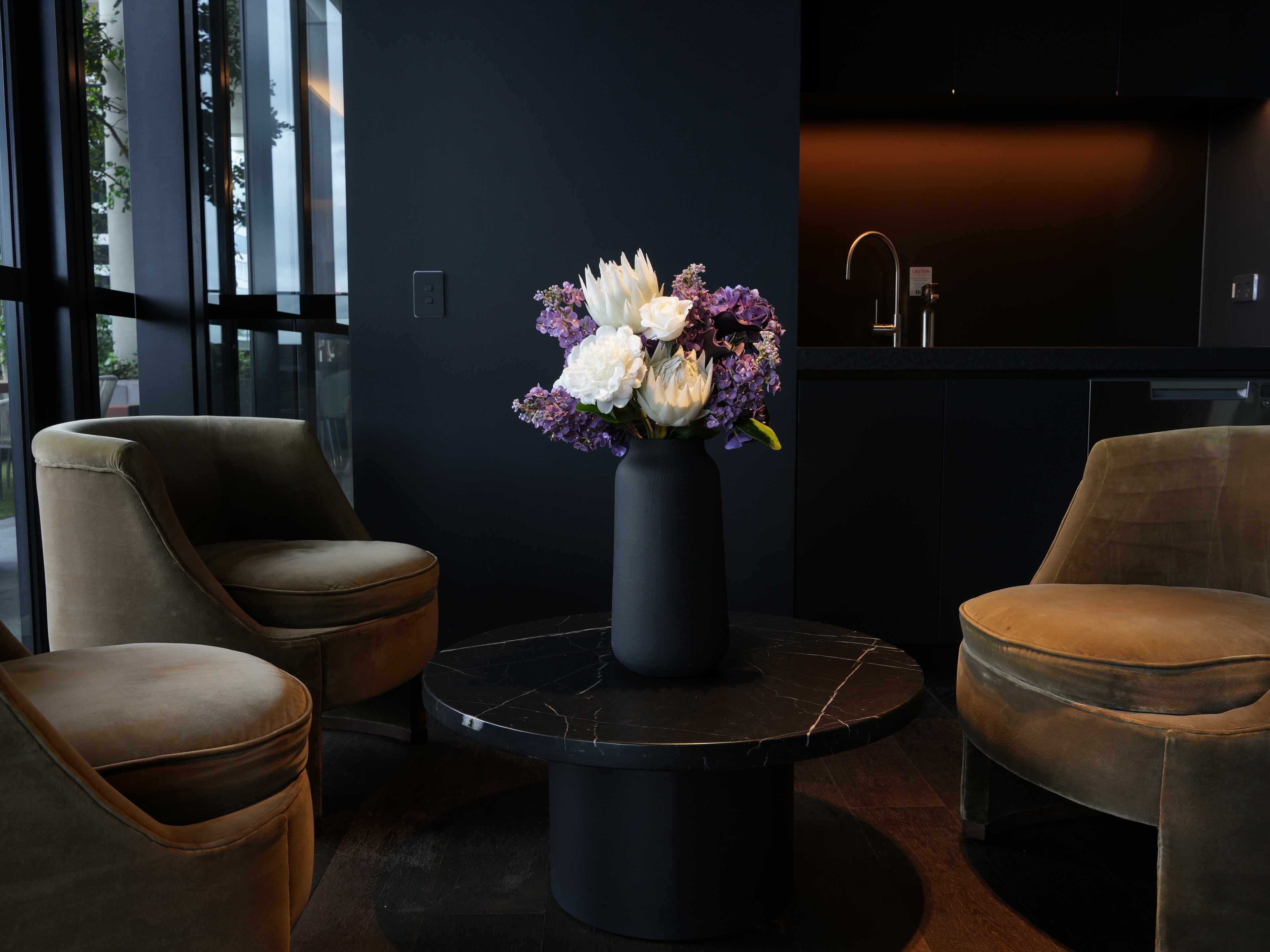 THE BLANC - Soft White & Purple