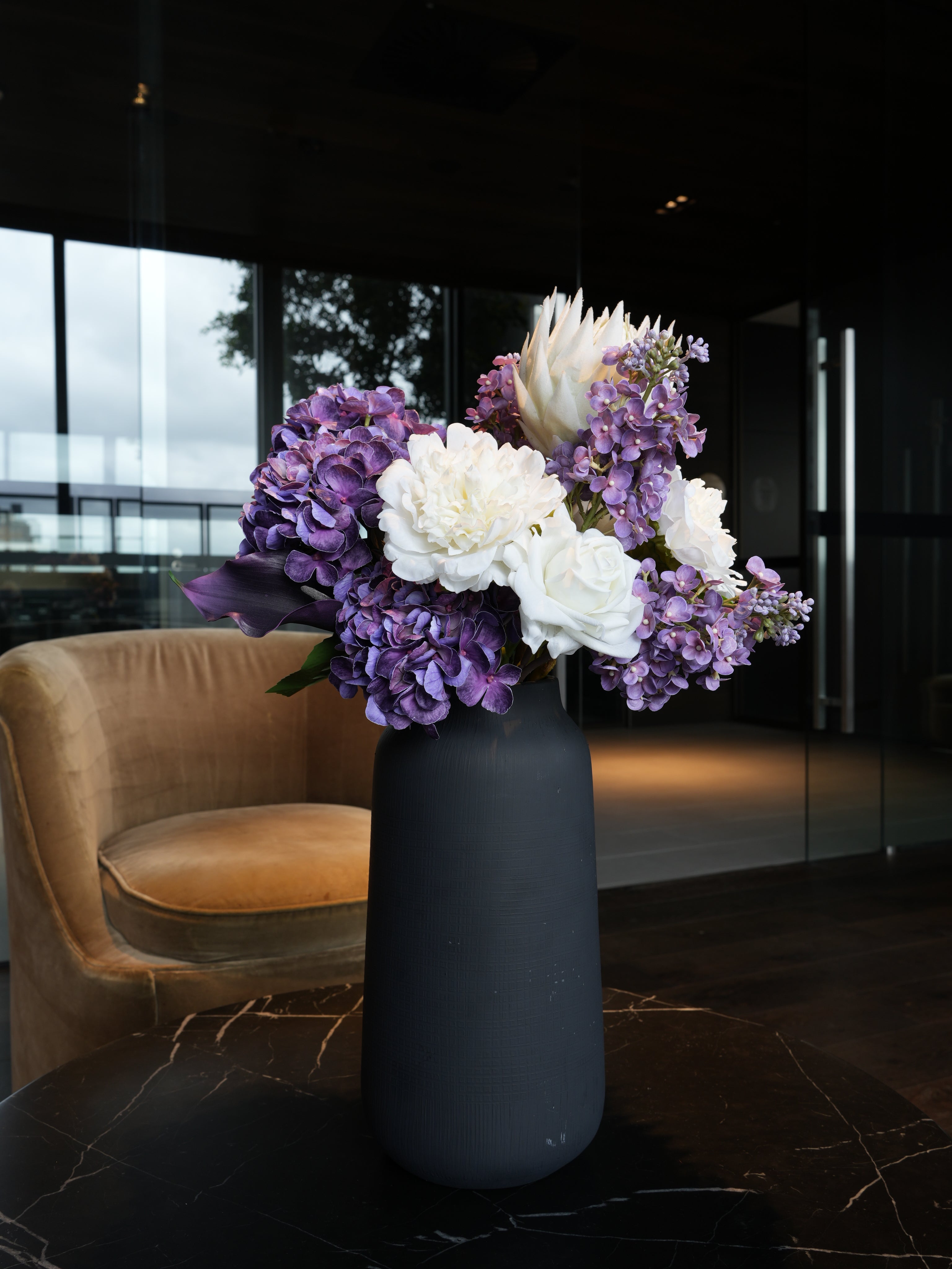 THE BLANC - Soft White & Purple