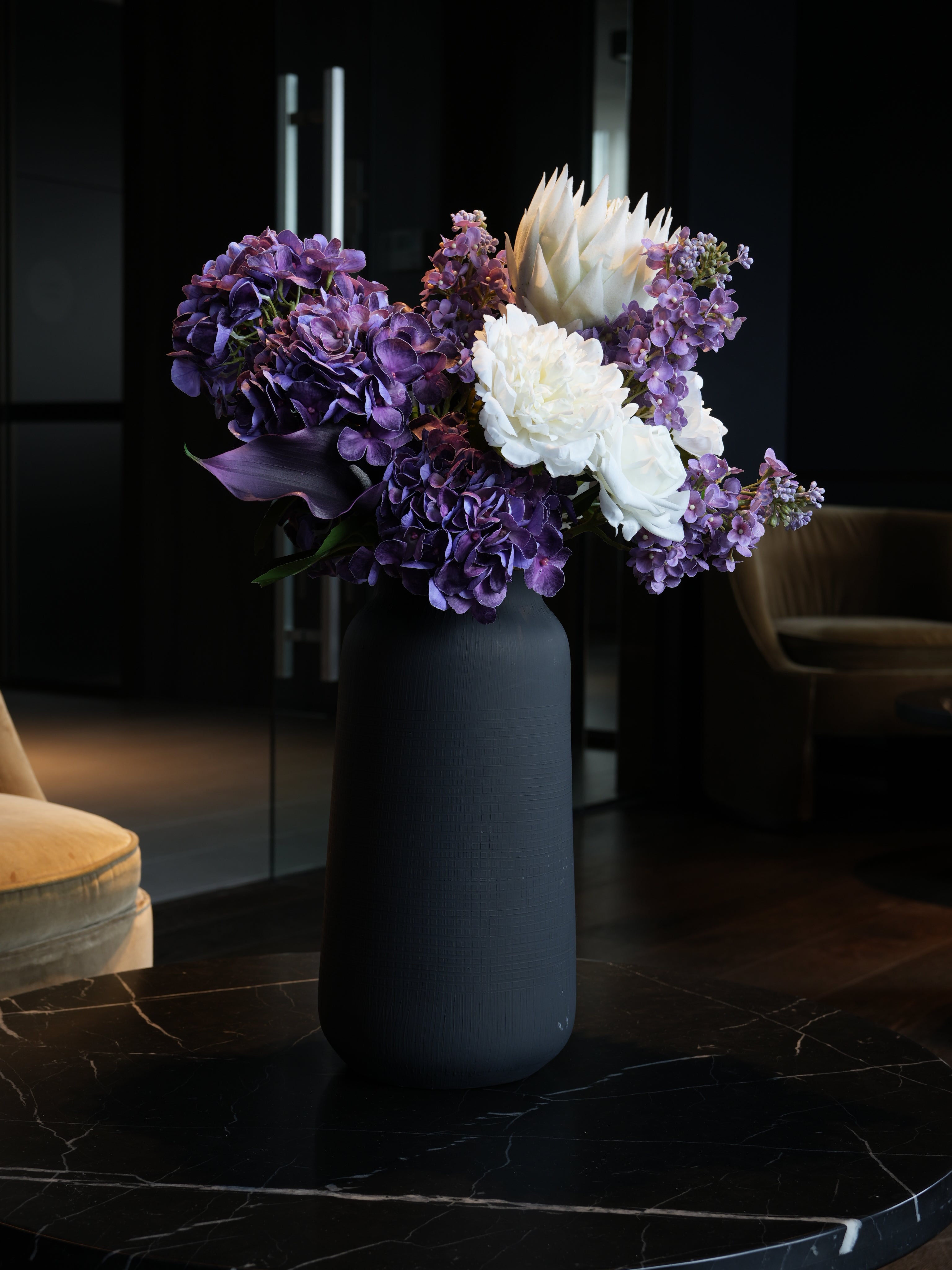 THE BLANC - Soft White & Purple