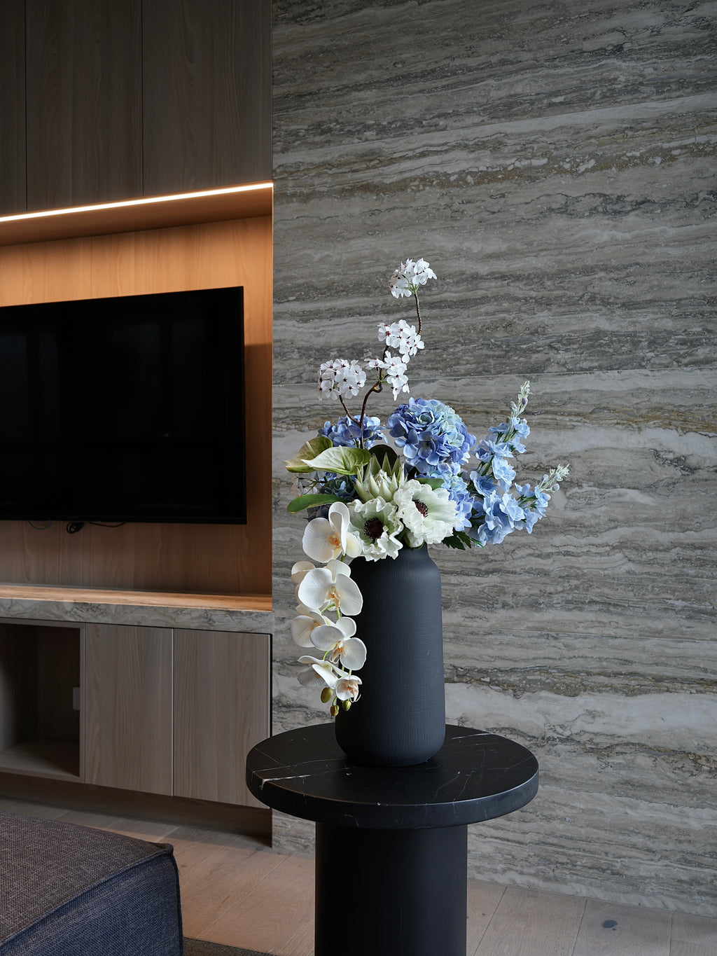 THE ETHER - Soft White, Light Green  & Blue