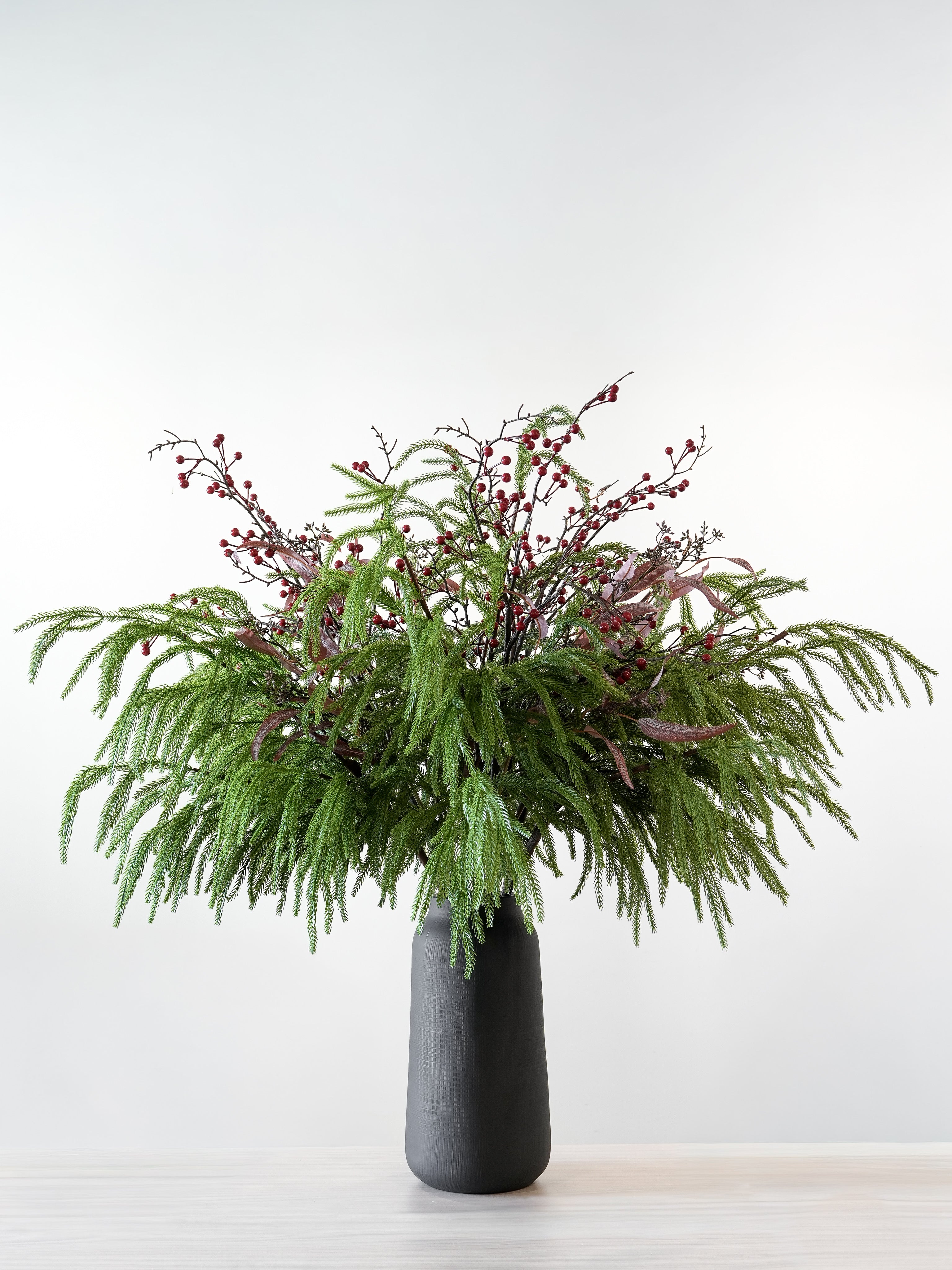 THE GROVE - Green Foliage & Red