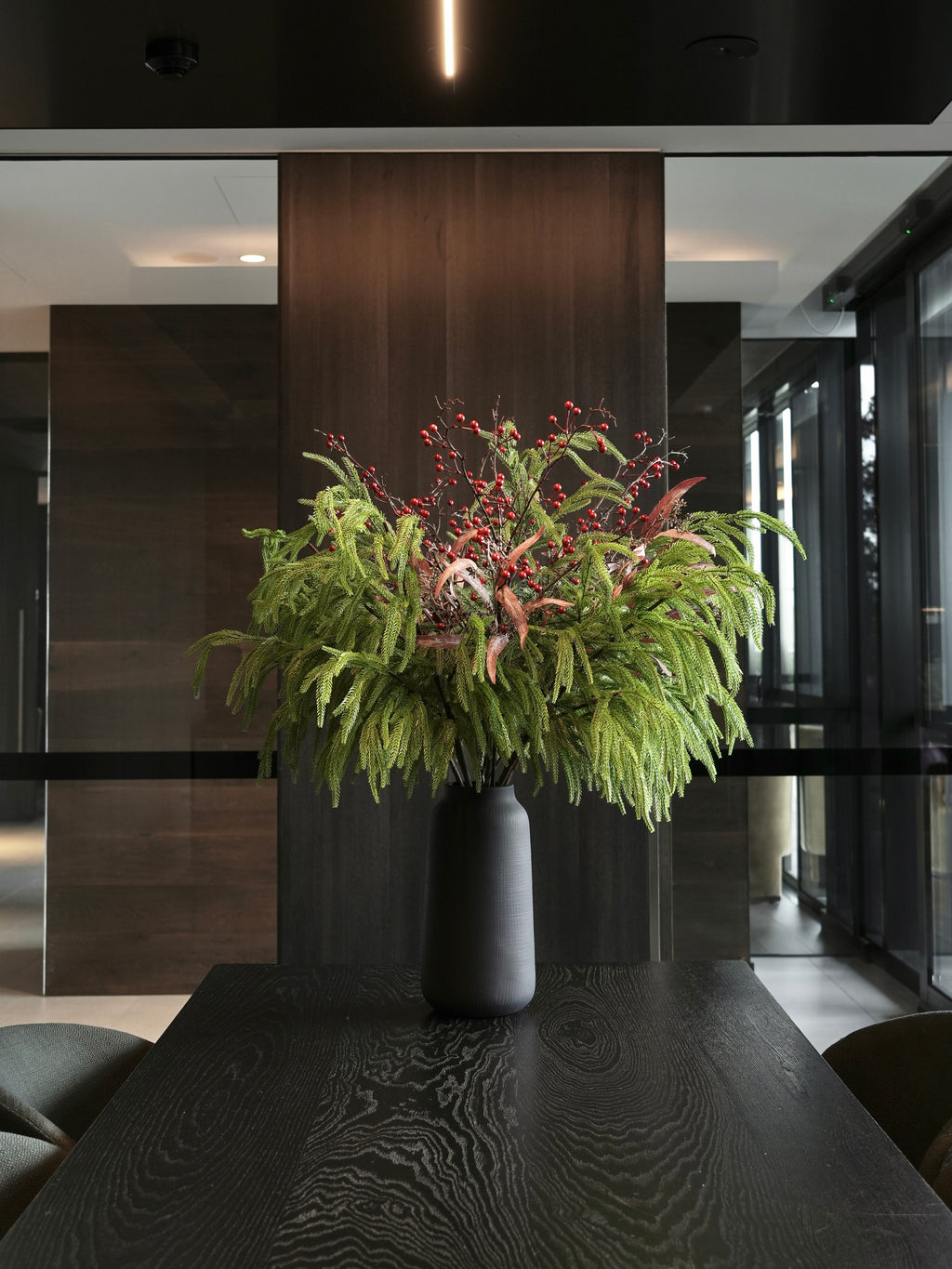 THE GROVE - Green Foliage & Red